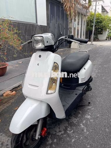 Xe tay ga SYM 50cc Trắng Nhập khẩu