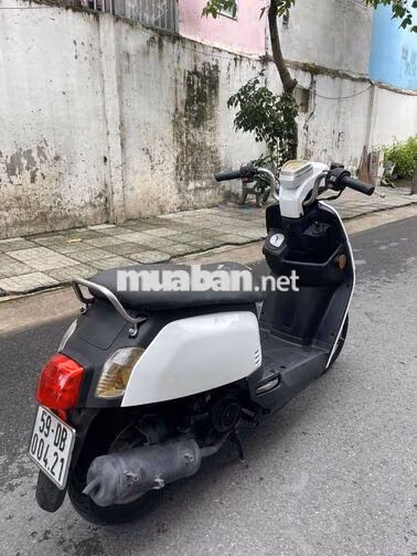 Xe tay ga SYM 50cc Trắng Nhập khẩu