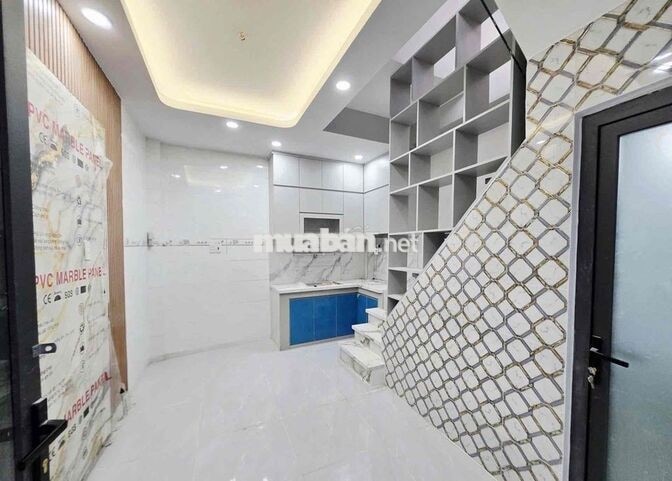 NHÀ ĐẸP 2 TẦNG (QUẬN 6) gần Q4 BÀ HOM TÂN HOÀ ĐÔNG 3.5m x 4.4m 32M2