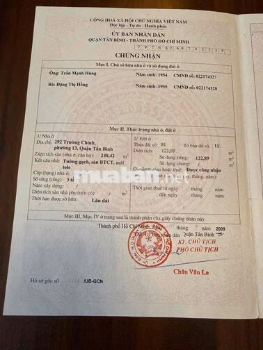 Nhà MT Trường Chinh bán 29 tỷ đang có HĐ thuê 60tr