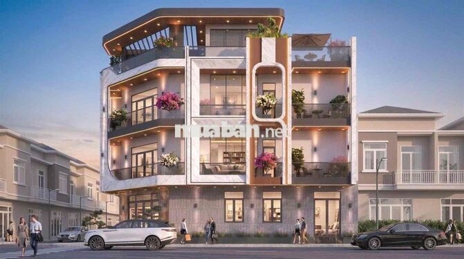 Nhà có thang máy cao cấp , 1 trệt 3 lầu , góc 2 mặt tiền