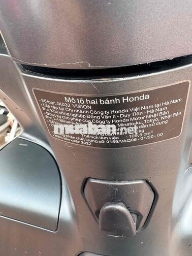 Honda Vision Đặc biệt 2022 Xám bánh lớn