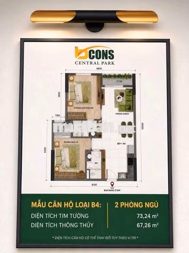 Bcons Central Park - căn hộ giữa lòng BIÊN HÒA - dự kiến 45tr/m2 !!!