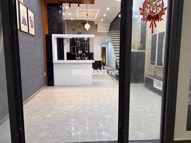 CHO THUÊ NHÀ TRỆT LẦU 3PN SÂN Ô TÔ 7 CHỔ GẦN CHỢ PHÚ MỸ