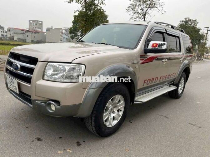 Ford Everest 2007 Vàng cát 7 chỗ chỉ hơn 100tr