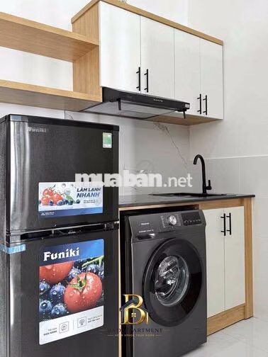STUDIO BAN CÔNG - FULL NỘI THẤT MÁY GIẶT RIÊNG- NGAY CHỢ TÂN HƯƠNG