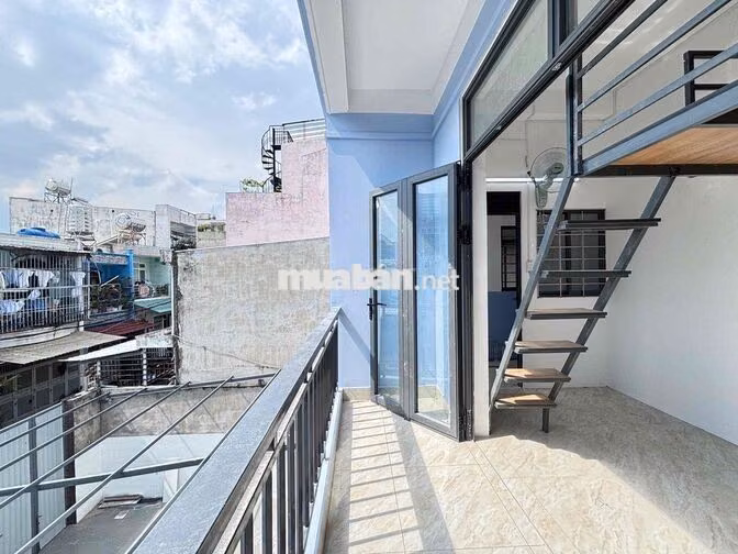 Nhà mới Gò Xoài, 2tr9 > 3tr5 ( Ban công, Gác cao 2m )