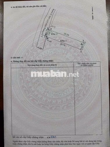 Bán đất Xã Bà Điểm 125m2 gần Chợ Đại Hải sổ hồng riêng