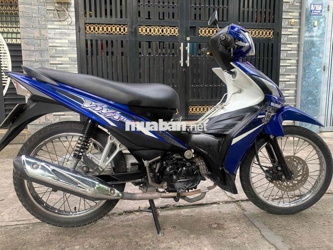 Suzuki Viva Fi 115cc 2014 Xanh trắng 47000km bs.tp