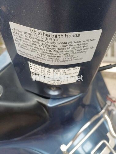 Honda Future 2017 Xám Xanh 18859 km