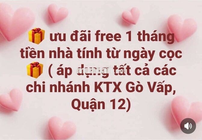 KÍ TÚC XÁ SINH VIÊN GÒ VẤP GIÁ RẺ