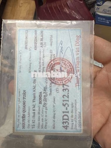 Nhà dư xe Honda Air Blade bán cho ai cần.