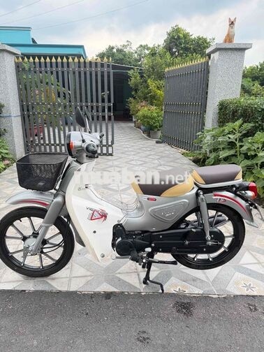 Xe số Cúp 50cc 2025 Trắng bạc 1000km