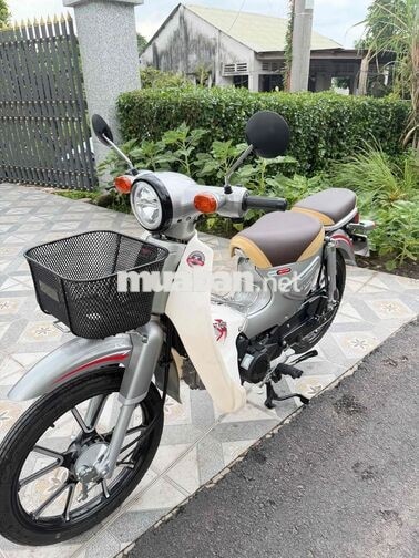 Xe số Cúp 50cc 2025 Trắng bạc 1000km