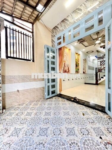 BÁN NHÀ 4 TẦNG - HẺM Ô TÔ - THỚI AN Q12. GIÁ : 4,89 TỶ 