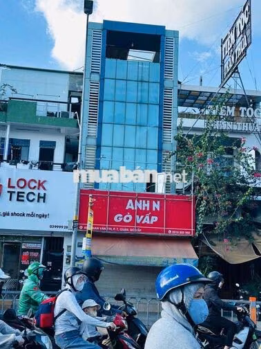 MẶT BẰNG  MẶT  TIỀN PHAN VĂN TRỊ P7 GÒ VẤP NGAY  NGÃ 5 VỊ TRÍ TRUN