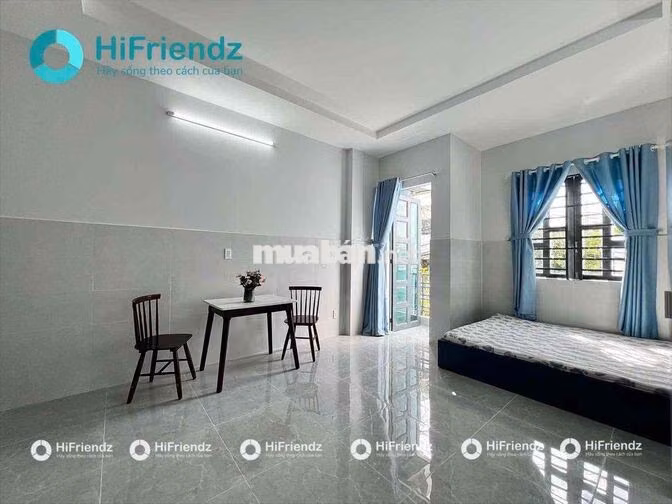 PHÒNG STUDIO BAN CÔNG MỚI XÂY RỘNG 30m2 GẦN CÔNG VIÊN LÀNG HOA GÒ VẤP