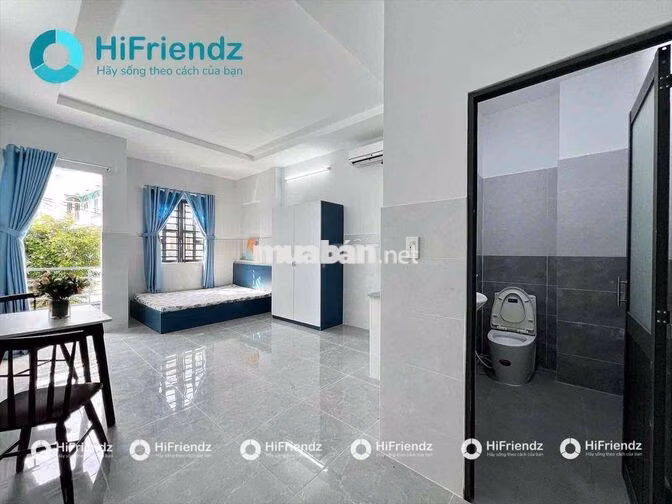 PHÒNG STUDIO BAN CÔNG MỚI XÂY RỘNG 30m2 GẦN CÔNG VIÊN LÀNG HOA GÒ VẤP