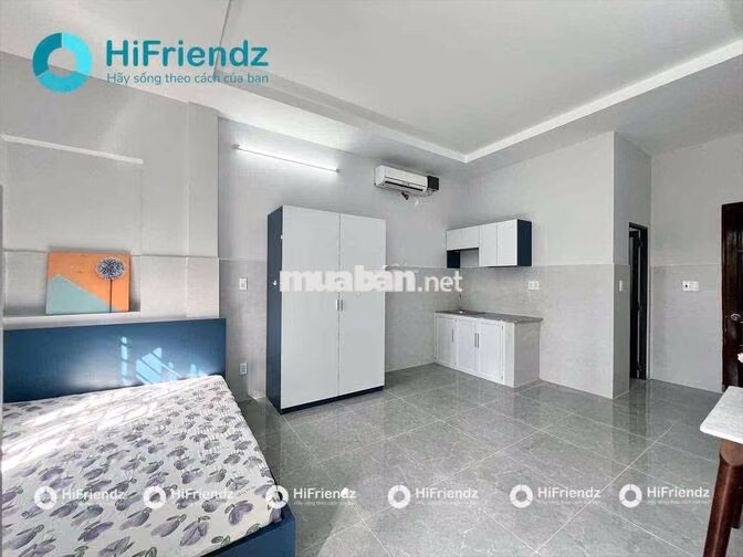 PHÒNG STUDIO BAN CÔNG MỚI XÂY RỘNG 30m2 GẦN CÔNG VIÊN LÀNG HOA GÒ VẤP