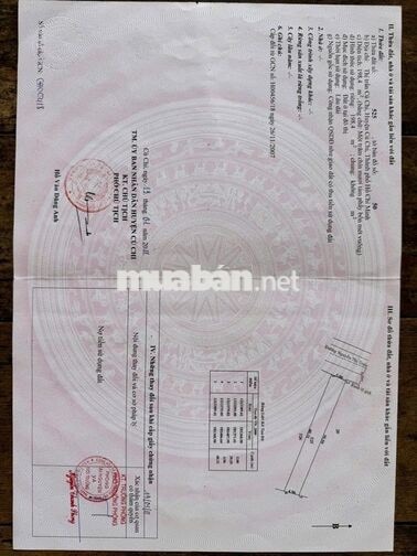 Bán đất chính chủ mặt tiền thị trấn Chủ Chi giá kẹt ra gấp