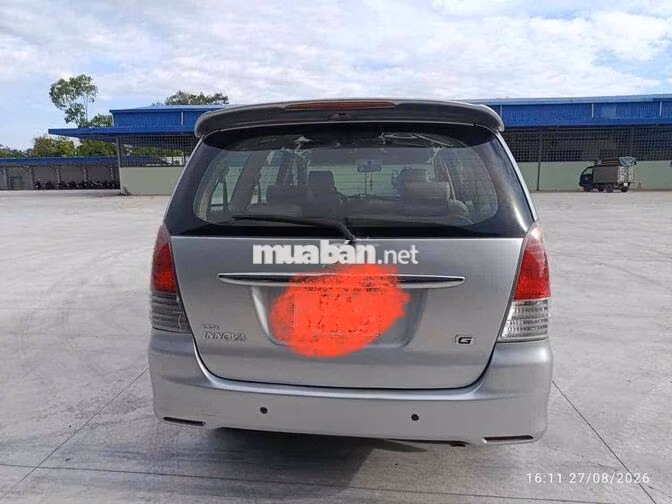 Toyota Innova G 2010 Số sàn Bạc 7 chỗ