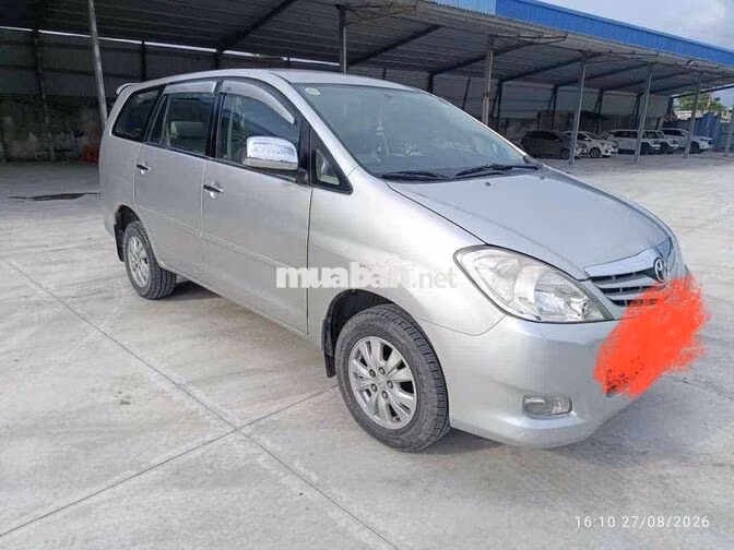 Toyota Innova G 2010 Số sàn Bạc 7 chỗ