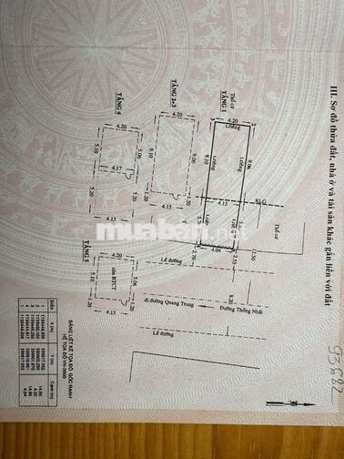 CHÍNH CHỦ CHO THUÊ NHÀ MẶT TIỀN 449 THỐNG NHẤT GÒ VẤP