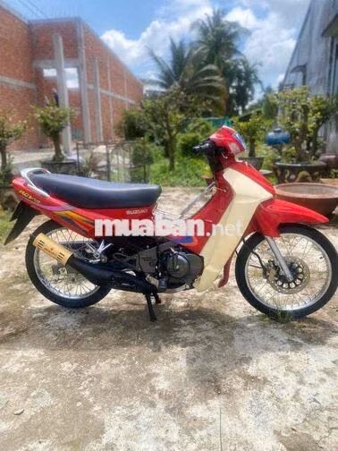 Suzuki Xipo 120 Côn tay Đỏ, Kem
