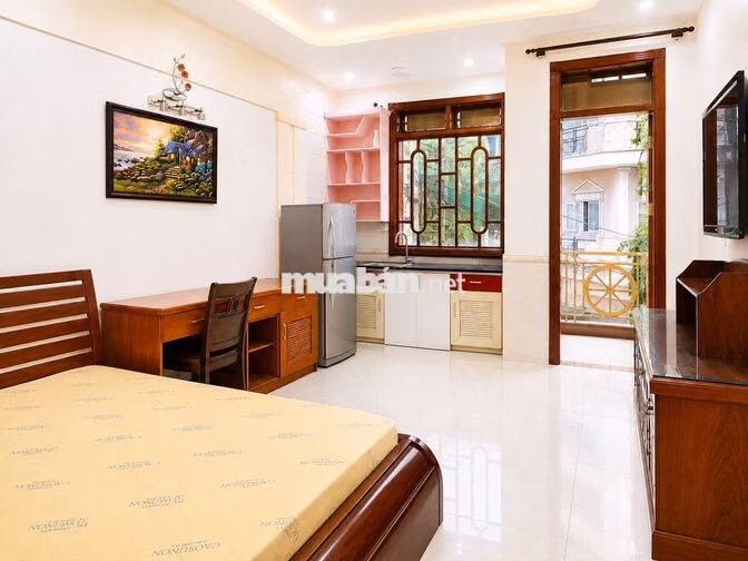 Studio 40m² AC01 – Bếp riêng, ban công, bồn tắm  – 6,5 triệu