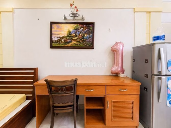 Studio 40m² AC01 – Bếp riêng, ban công, bồn tắm  – 6,5 triệu