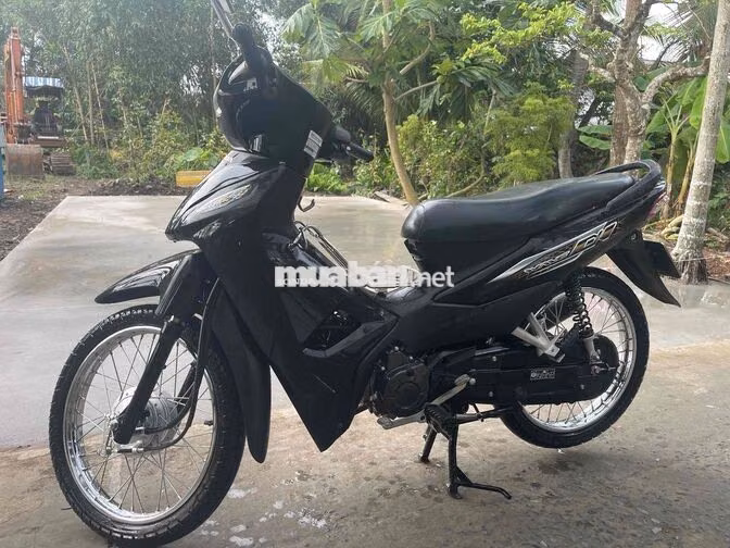 Wave Alpha Đen nhám 9c, xe nhà dùng có gl