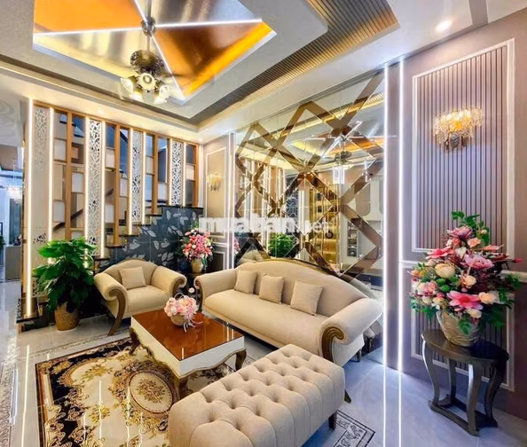 Nhà 1 Trệt 2 Lầu Nhà Đối Diện Trường Cấp 3 An Khánh