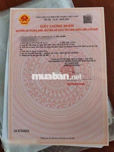 bán Nhà Lái Thiêu 1tyxx dt 33m2 có gác sổ riêng