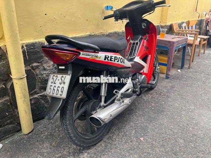 Honda Wave Repsol màu Đỏ Xanh Đen