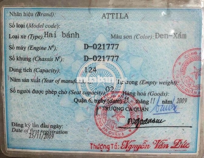 Attila Victoria 2009 Đen-Xám 39.548 km