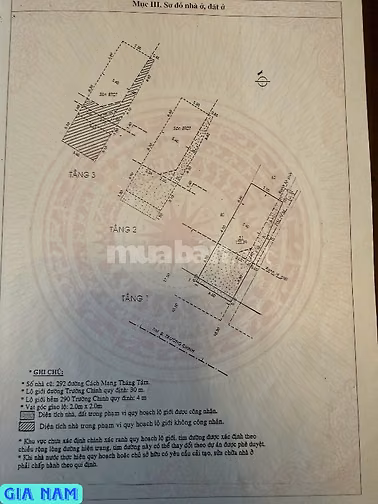 BÁN NHÀ MẶT TIỀN KINH DOANH : 292 TRƯỜNG CHINH - P. 13 - Q. TÂN BÌNH