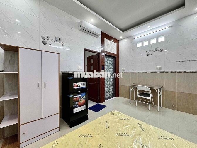 Cho Thuê Căn Hộ Studio Thang Máy Full Nội Thất Ngay Cầu Bông Q1