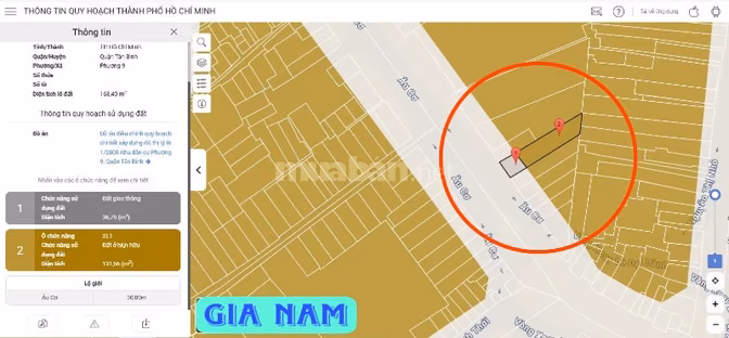 BÁN NHÀ MẶT TIỀN KINH DOANH : 36 ÂU CƠ - P. 9 - Q. TÂN BÌNH - TPHCM
