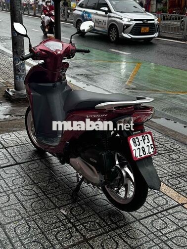 Honda Vision 2018 Đỏ đen xe zin 100% bao êm
