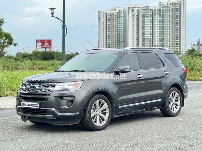 Ford Explorer 2.3 EcoBoost 2019 Xám 7 chỗ 6 vạn km