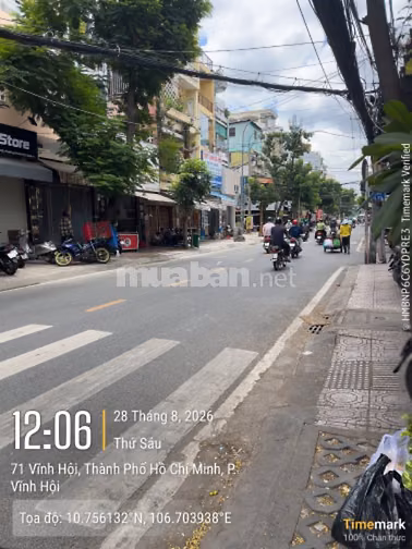 Cần Bán Nhà 2MT Vĩnh Hội 4x20m 4 tầng thuận tiện KD
