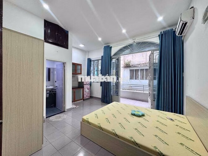 Cho Thuê Studio Balcon 2ng1xe_25m2 Ngay Nguyễn Đình Chiểu Bàn Cờ Q3