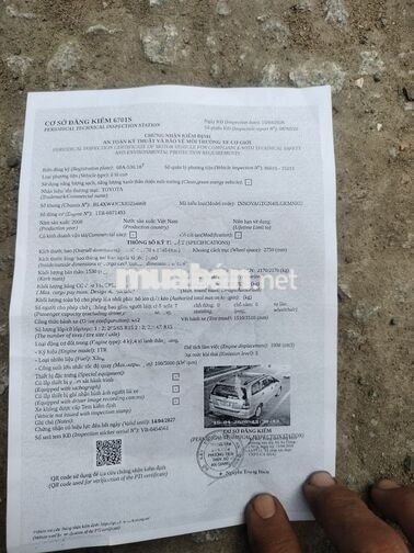 Toyota Innova 2008 Bạc 7 chỗ