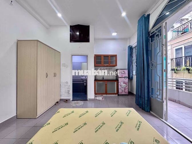 Cho Thuê Studio Balcon 2ng1xe_25m2 Ngay Nguyễn Đình Chiểu Bàn Cờ Q3