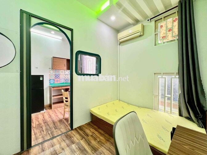 Cho Thuê Căn Hộ 1PN Tách Bếp Bancol Rộng 35m2 Ngay ĐH Bách Khoa Q10