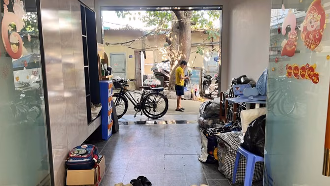 cho thuê nhà 75m2 2 tầng ngõ ôt khu thái hà