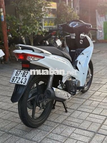 Honda Future FI 2023 Trắng máy zin biển Long Xuyên