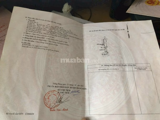 BÁN NHÀ KCN TRẢNG BÀNG 190m2 SHR Giá 800tr Đang cho thuê 4tr/ tháng