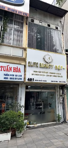 Cho thuê nhà mặt phố 491 Trần Khát Chân, 2 tầng riêng biệt