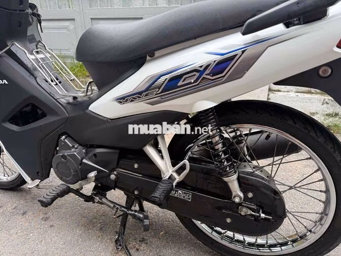 Honda Wave A110 2023 Trắng Cơ Xăng
